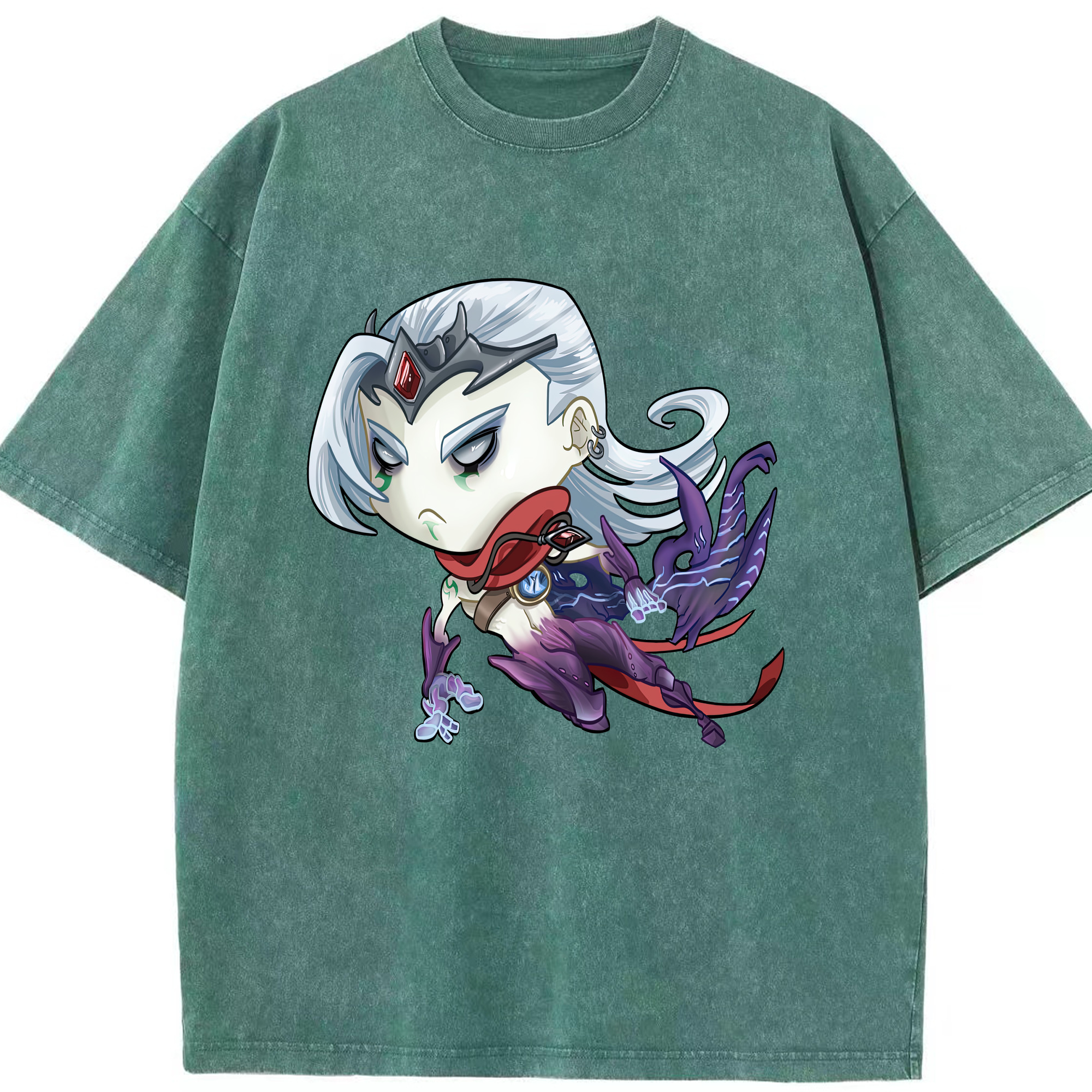 リーグ・オブ・レジェンド League of Legends LOL 綿100% ヴィンテージ風 半袖Tシャツ（フロントプリント）